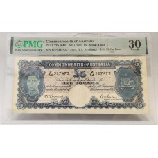 AUSTRALIA 1941 . FIVE 5 POUNDS BANKNOTE . ARMITAGE / McFARLANE
